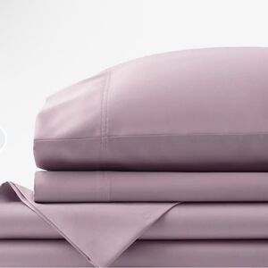 The Company Store Legends Hotel Premium Sateen Pima Queen Sheets Wisteria. New!